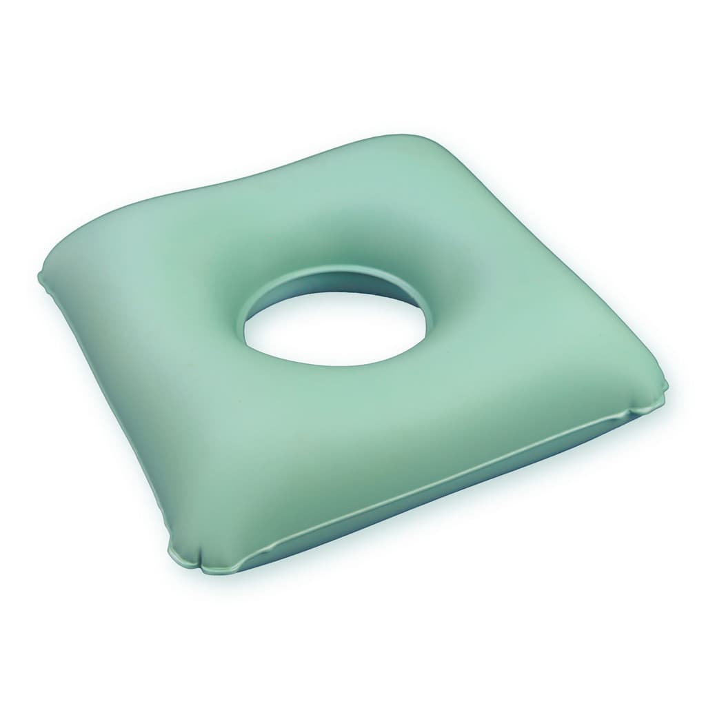 Almofada Ortopédica Assento Terapêutica Quadrada Com Orifício Água ou Ar Inflável