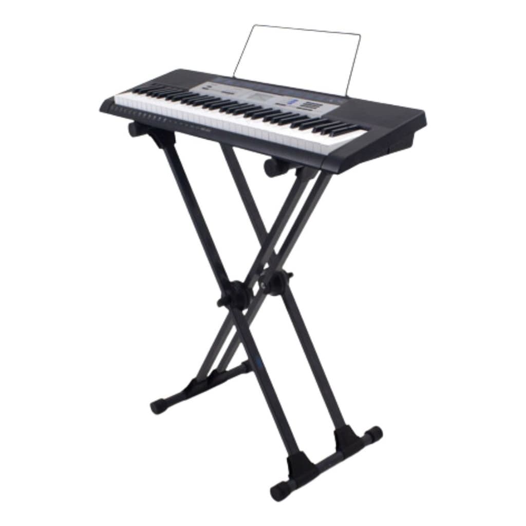 Estante Suporte Profissional Teclado Pesado E Piano Duplo X
