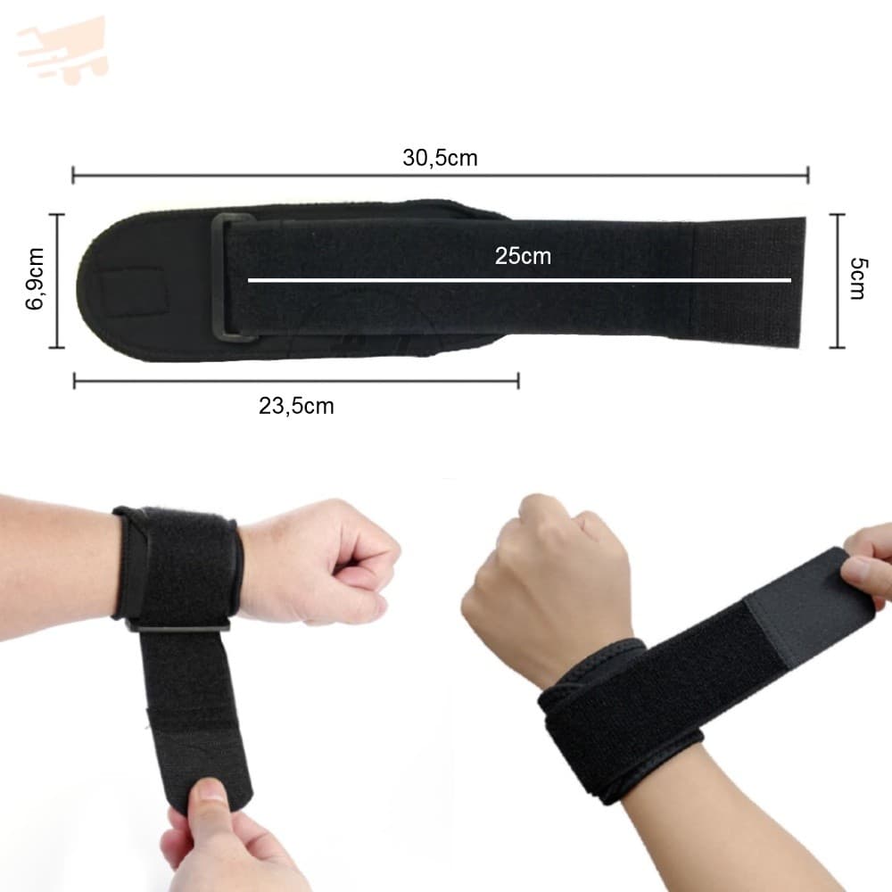 Munhequeira Ortopédica Ajustável Alívio de Dor e Estabilidade no Punho