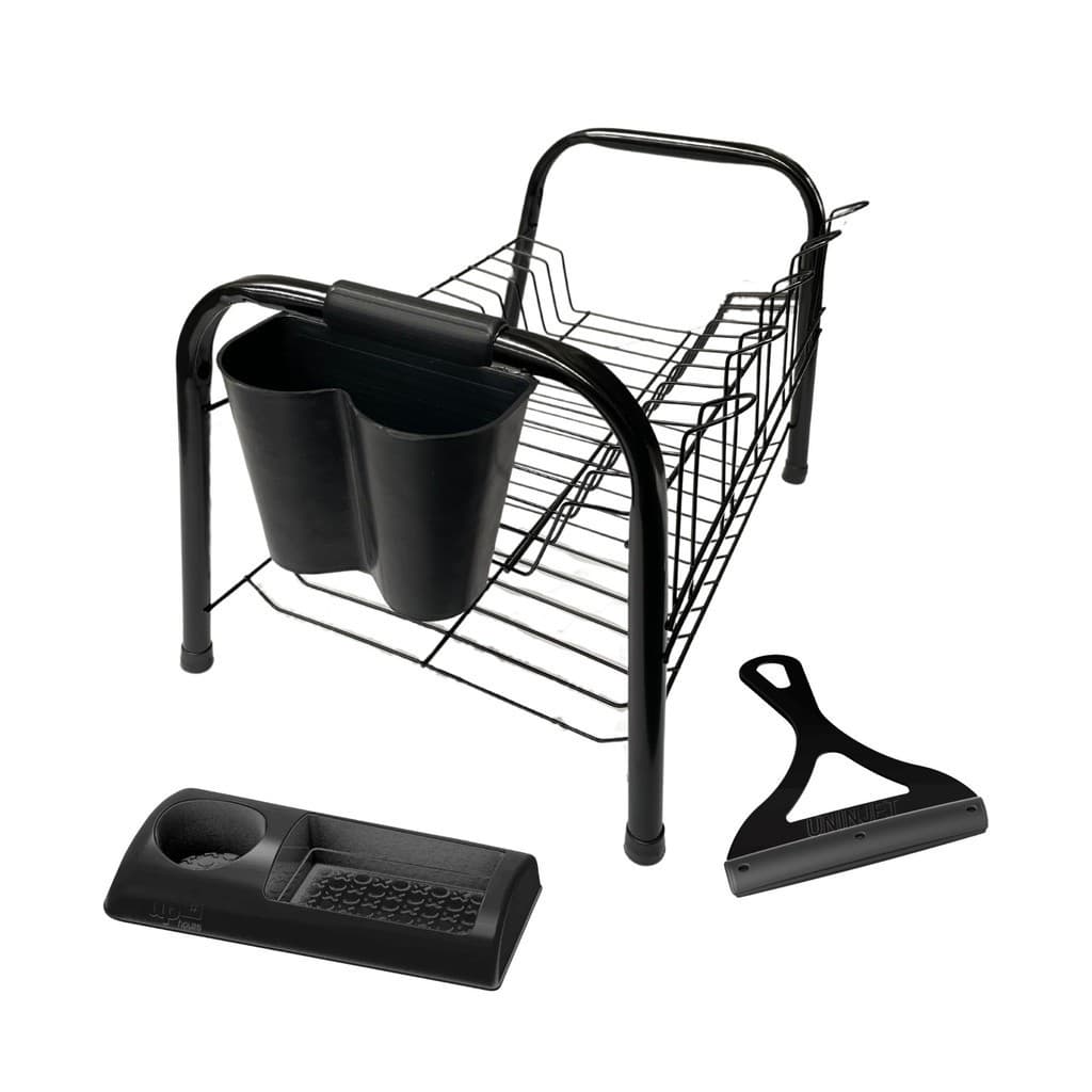 Kit Cozinha C/ Escorredor De Louça + Rodinho De Pia + Porta Detergente + Porta Talher Encaixável