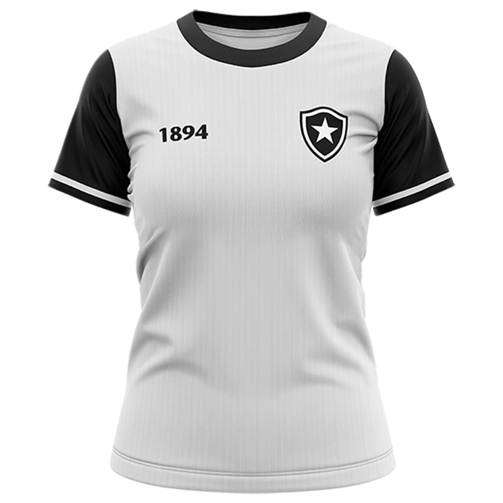 Camisa Botafogo Feminina Trofeu 1894 Oficial Braziline