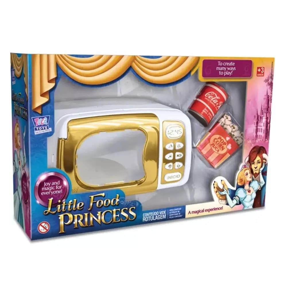 Conjunto Meu lanchinho com Microondas da Princesa