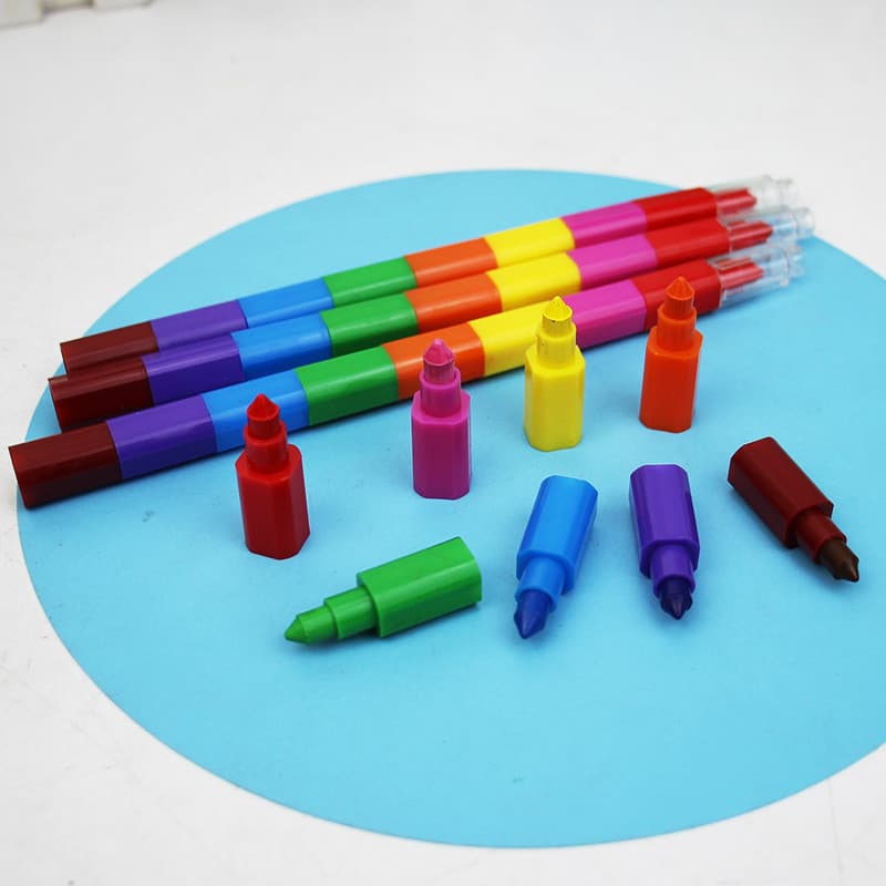 Bloco De 8 Cores Para Colorir Lápis Caneta Colorida Prêmios De Papelaria Estudantes