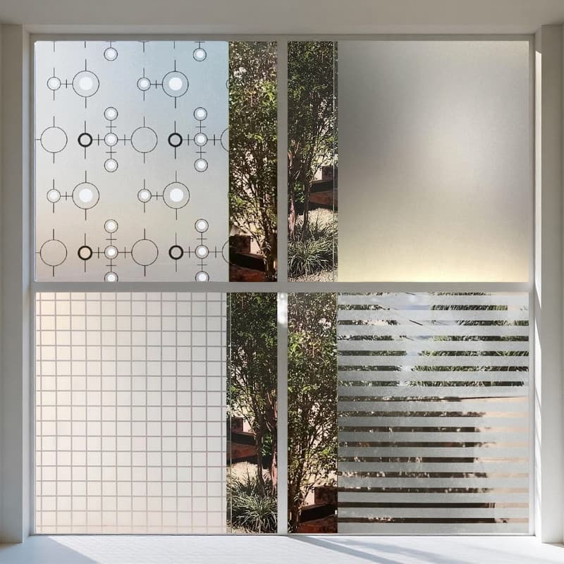 Película Adesiva Estática para vidro 200x60cm – Privacidade, Decorativa, Fácil Aplicação