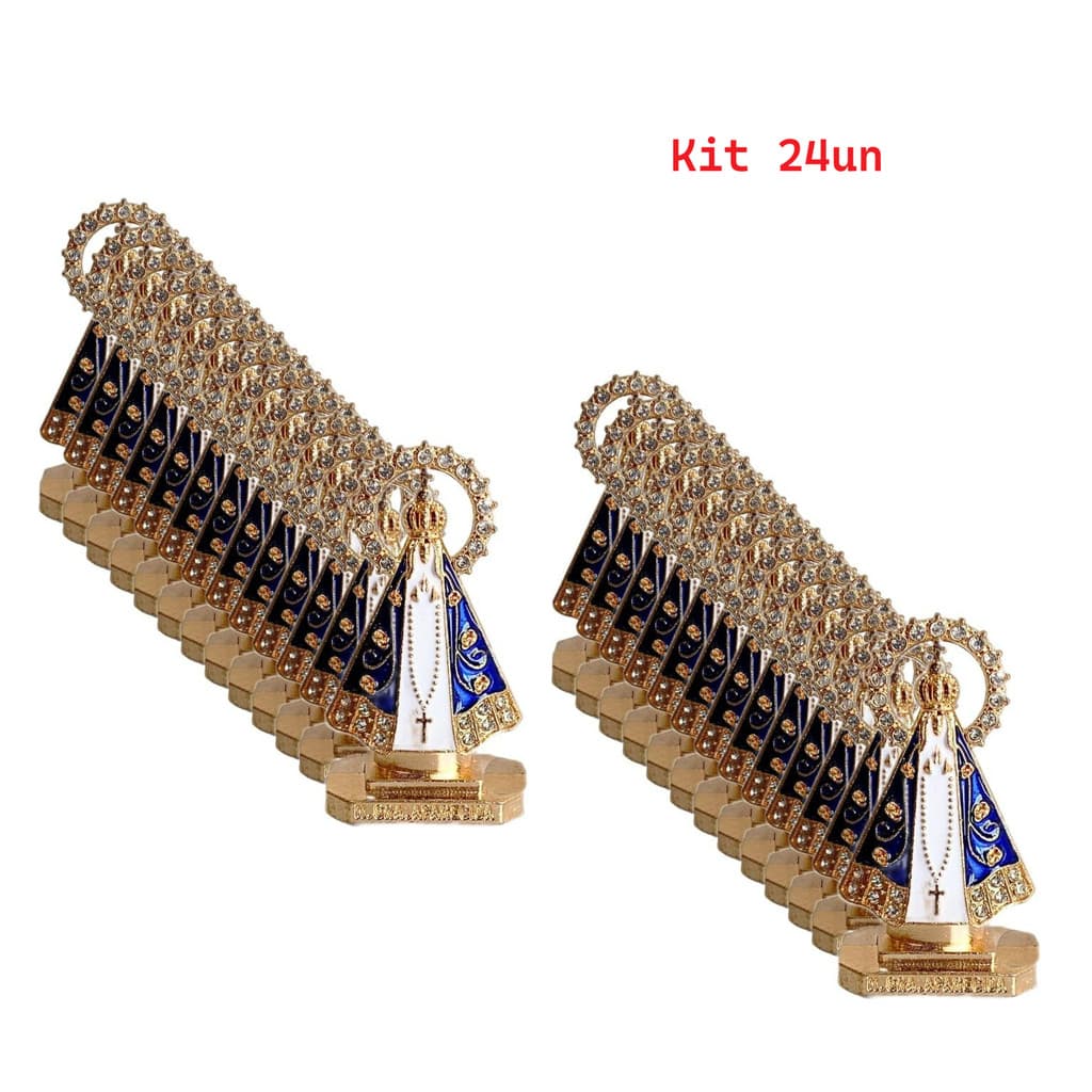 Atacado Kit C/24 Nossa Senhora Aparecida - solenidade e tranquilidade