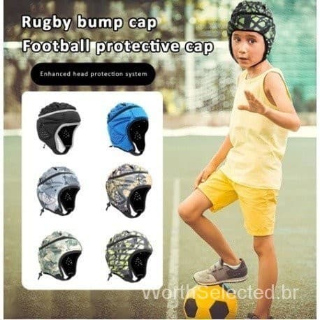 Capacete Profissional De Goleiro Infantil De Futebol
