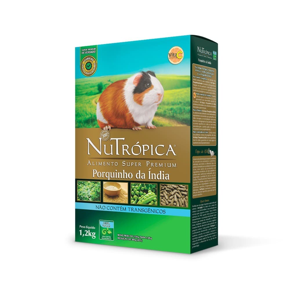 Nutrópica Porquinho da Índia - 1.2kg