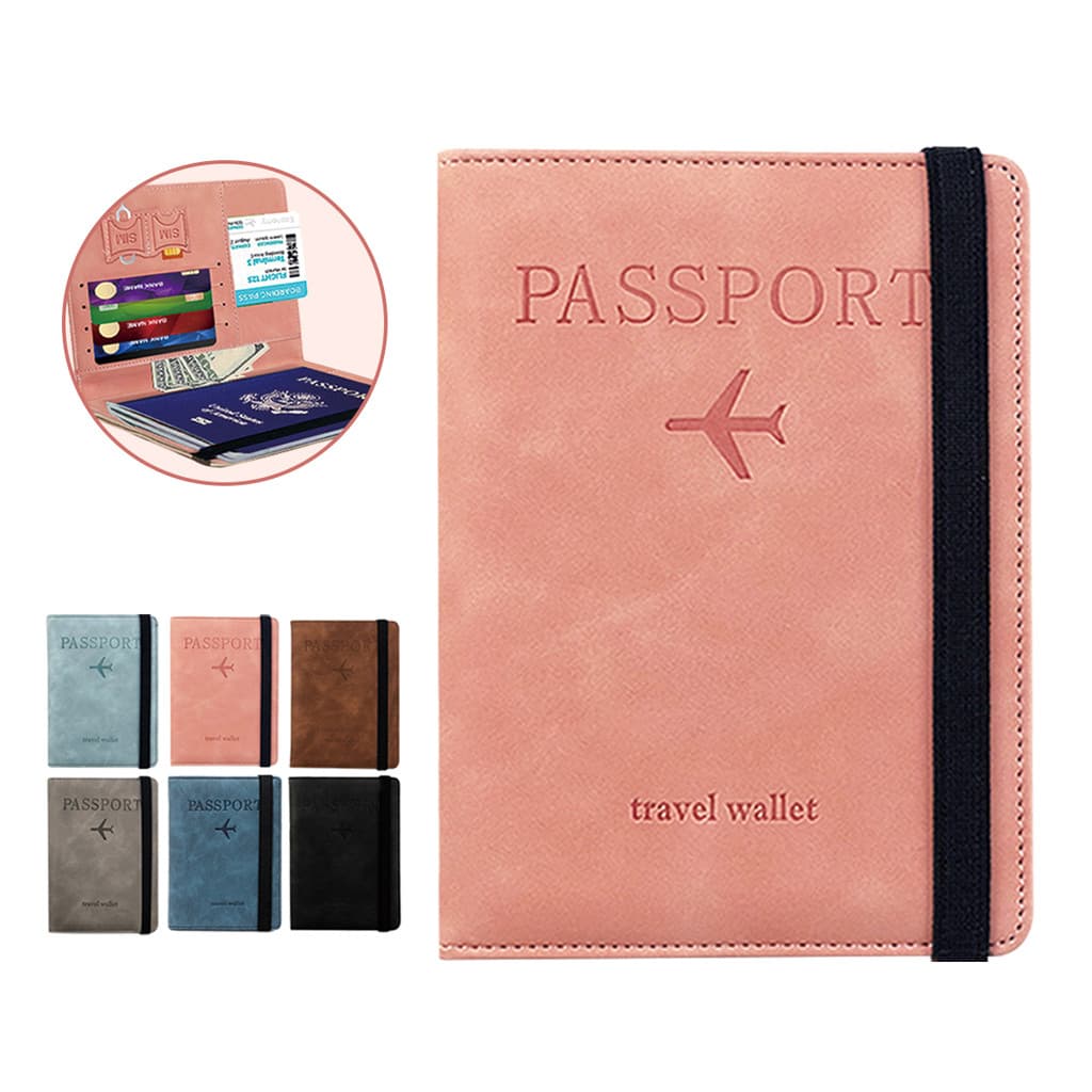Carteira Porta Passaporte Documentos Cartões Cédulas Viagem Alta Qualidade