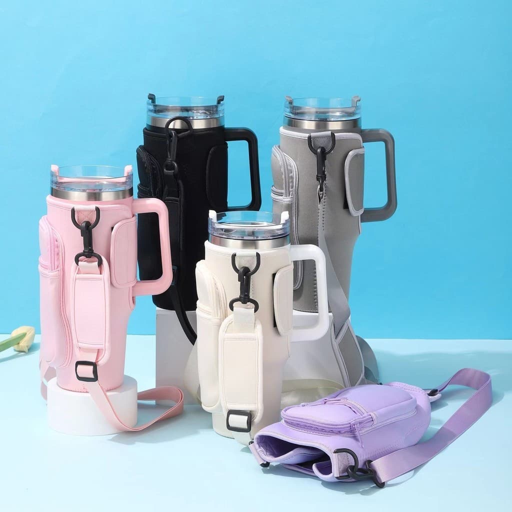 Capa Térmica Para Copos De 40 oz De 1180ml De Grande Capacidade Com Alça E Bolsa De Armazenamento Yobel.Loja