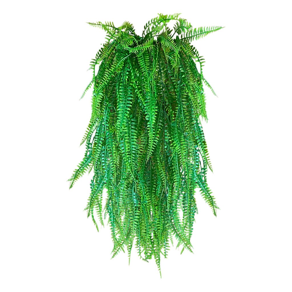 Pendente Artificial Folhagem Samambaia Planta Decoração Verd