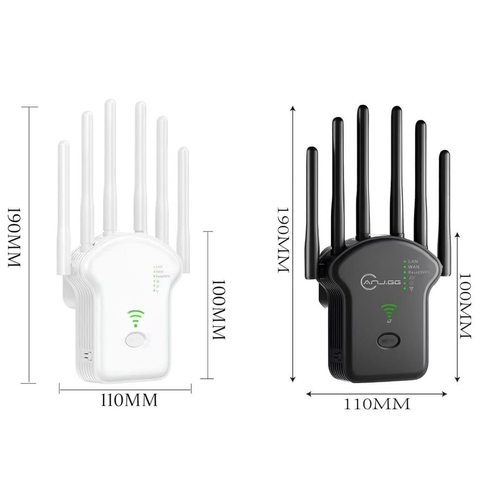 Repetidor Wifi 2800m 6 Antenas Roteador Amplificador De Sinal Modem 300MBPS