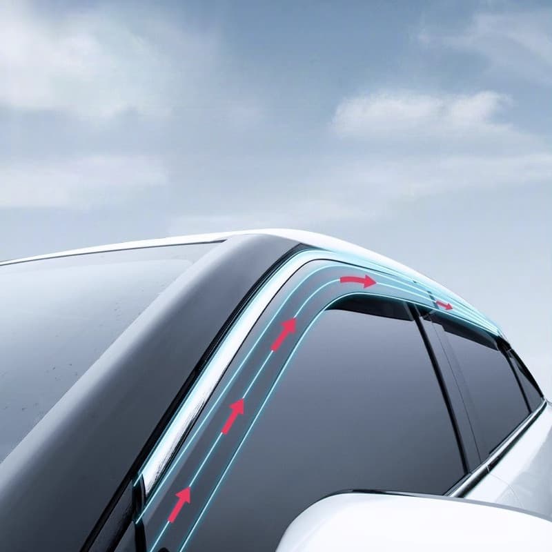 Protetores De Chuva Estilo OEM Para Honda CR-V 2012-2025 Viseiras De Janela Aerodinâmicas TPE Com Fita 3M De 4 Peças