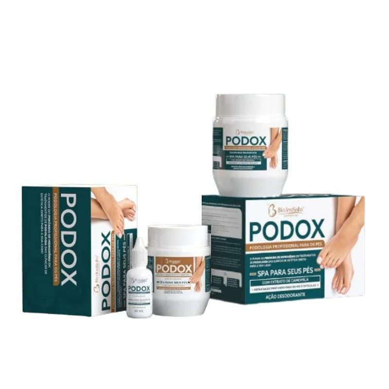 Kit Podox Podologia Tratamento Spa Para os Pés (3 Produtos) - Bio Instinto