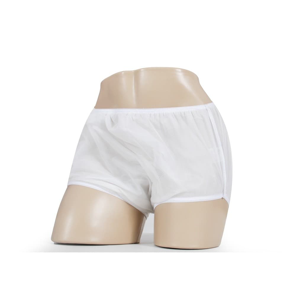 Calça Plástica Geriátrica Simples Fechada Branco - Natural Home Care