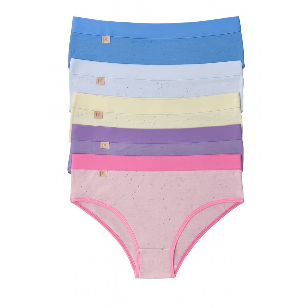 Kit Calcinha Infantil Juvenil De 06 a 14 Anos Forro 100% Algodão De Menina Criança