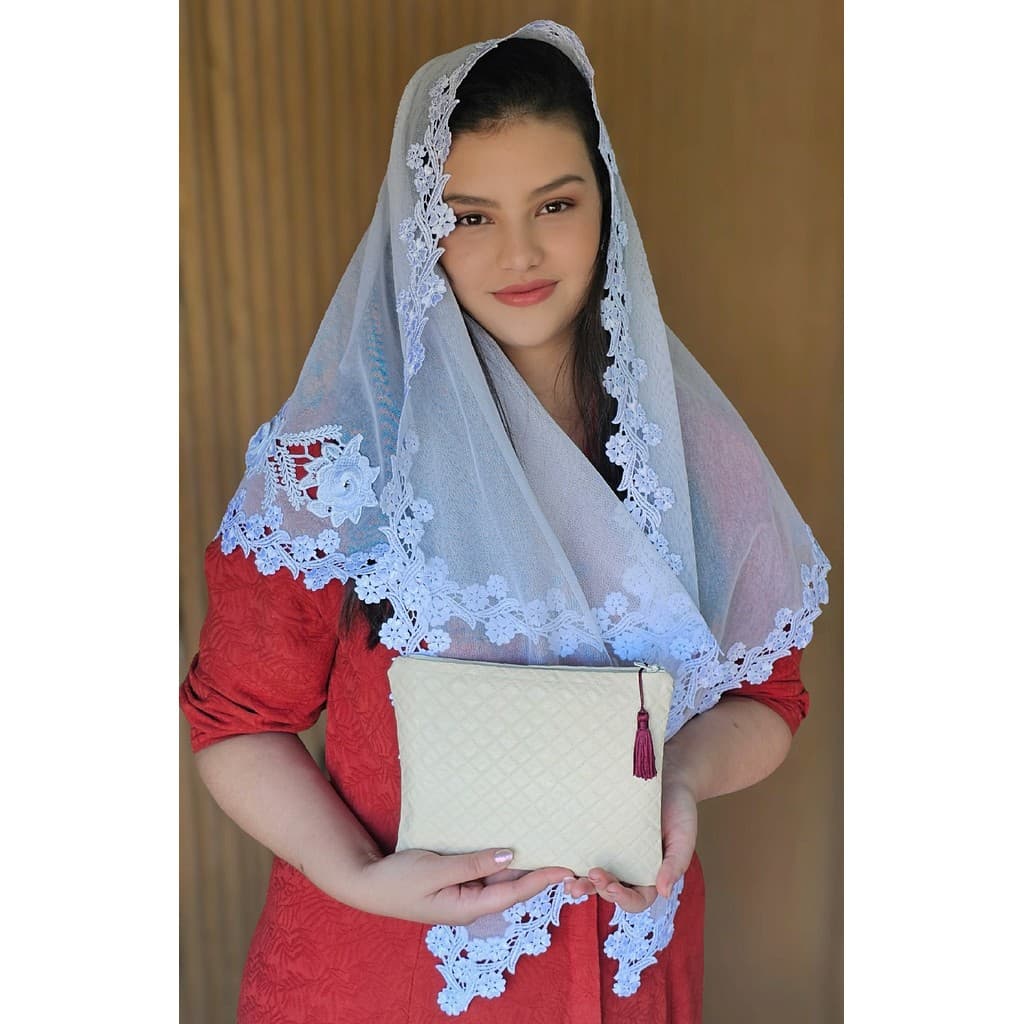 Véu Mércia com aplicação 3D