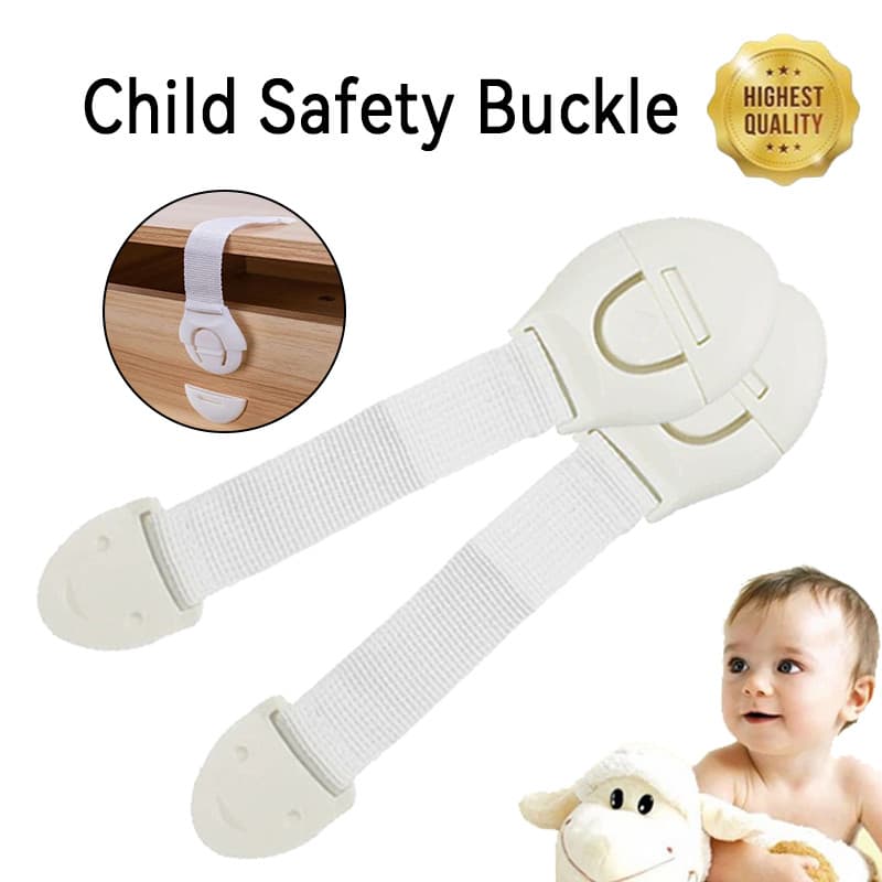 Kit 10 Und Trava Gaveta Armario Segurança Protetor Protecao Bebe Branco Trava de Segurança Para