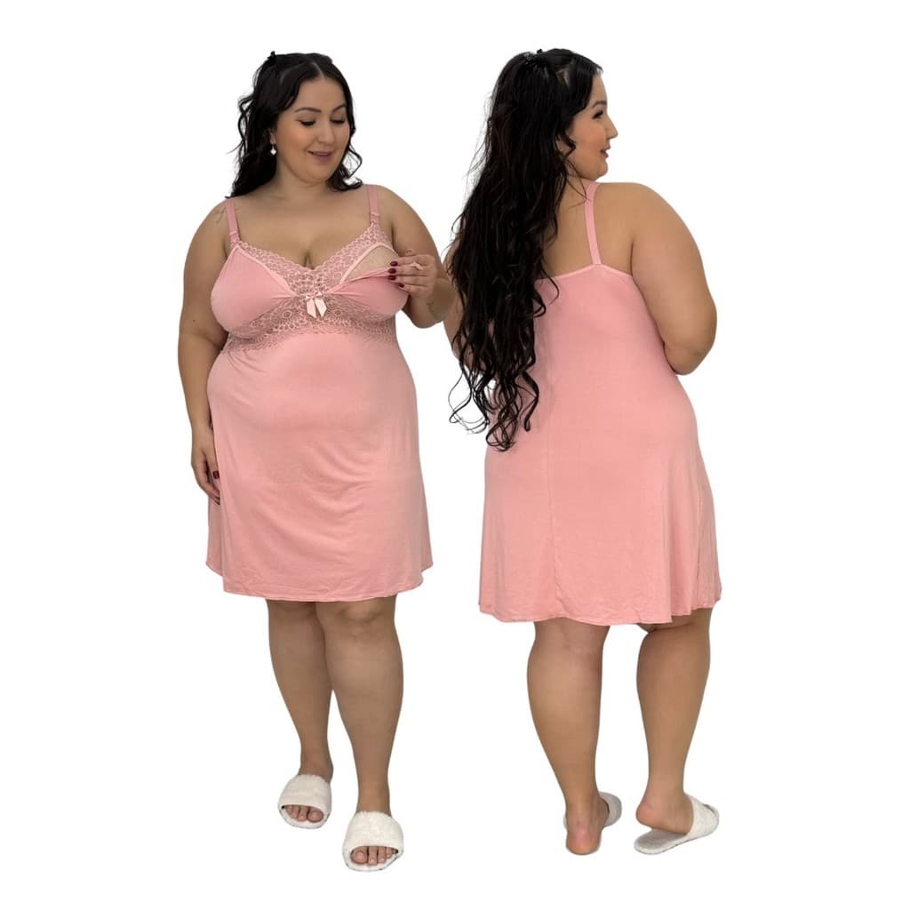 Camisola Plus Size 48 50 52 Cristina