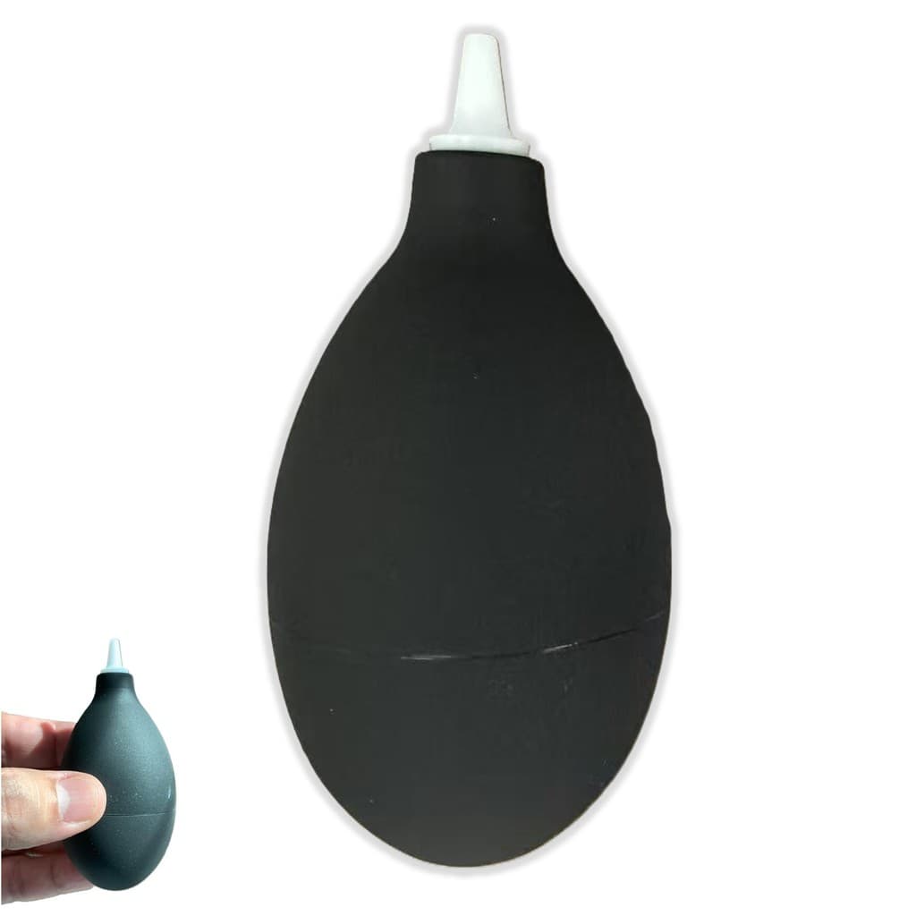 Bombinha Silicone Sopradora De Ar Bico Curto p/ Limpeza e Manutenção De Equipamentos e Lentes Fotográficas