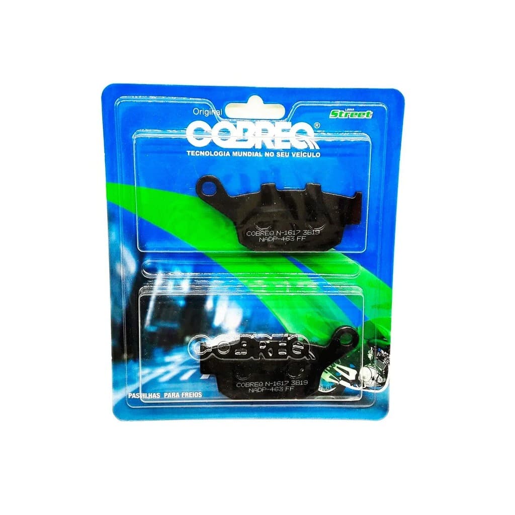 Pastilha Freio Traseira Cb 500x Cb 500f Cbr 500r Abs Cobreq