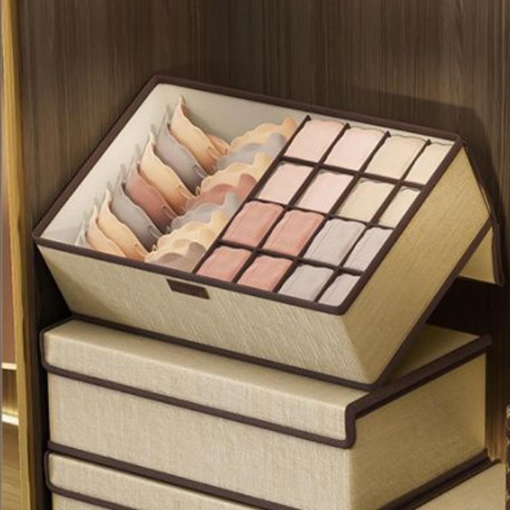 17 Grades Organizador De Roupa Interior Gaveta Meias pequenos itens, como roupas íntimas