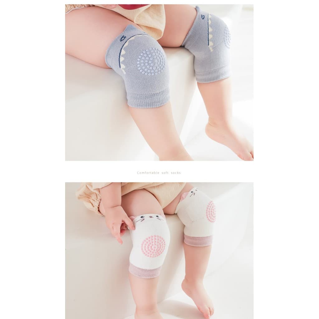 Joelheiras Baby Toddler Algodão Puro Resistente a Choques para Crianças Pronto Entregar
