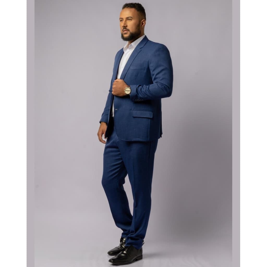 Terno/Costume Microfibra - Azul Jeans