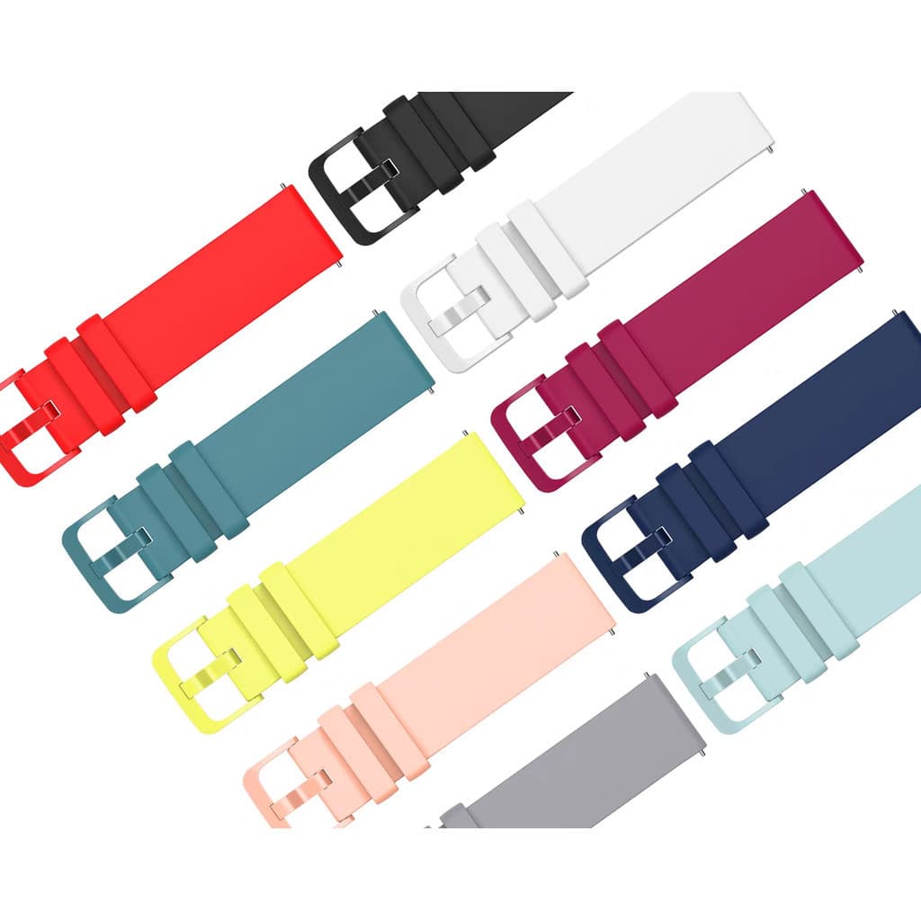 FE Pulseira T Silicone Universal 20mm 22mm Watch 5 Active/Lite Bip, Bip Lite, Bip S, Amazfit