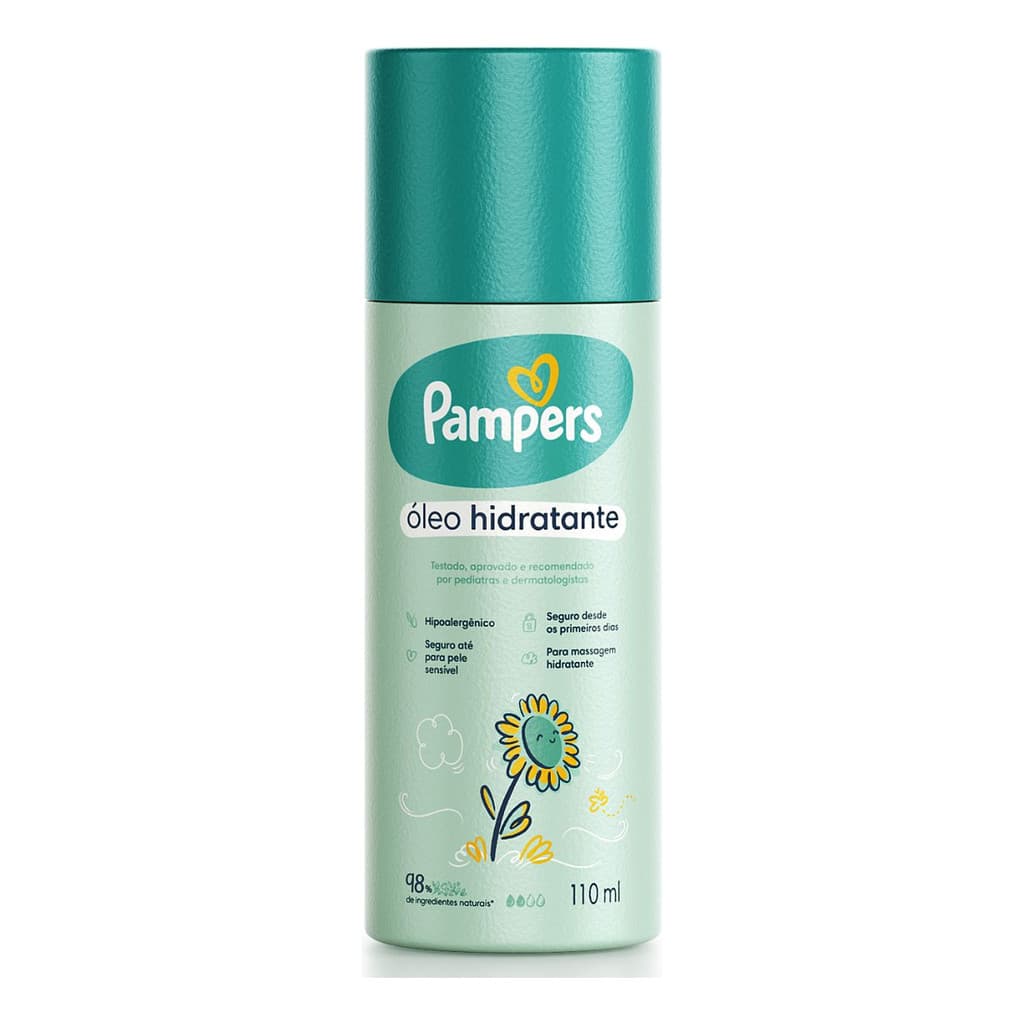 Óleo Hidratante Para Bebês Girassol Pampers 110ml