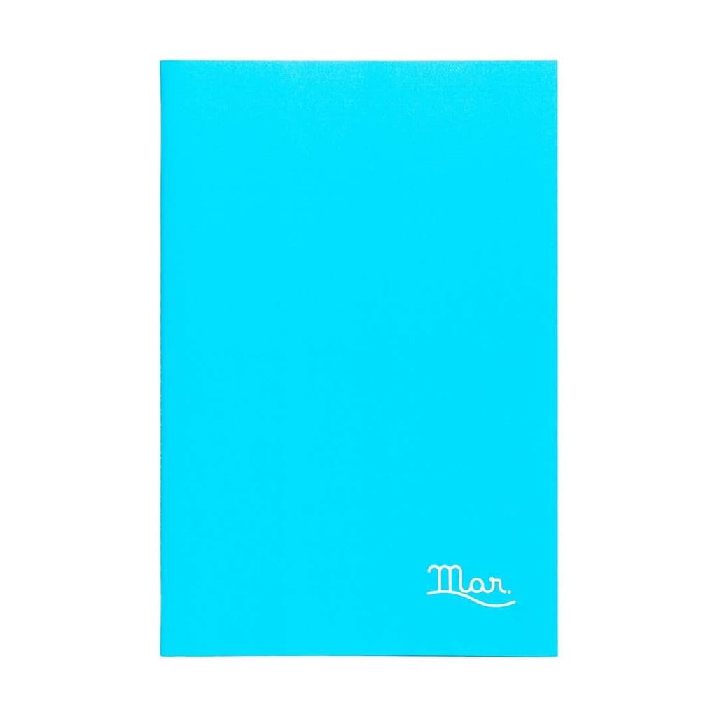 KIT 03 JOURNALS MAR AZUL CLARO A5 C/ PONTILHADO 60FLS CADA