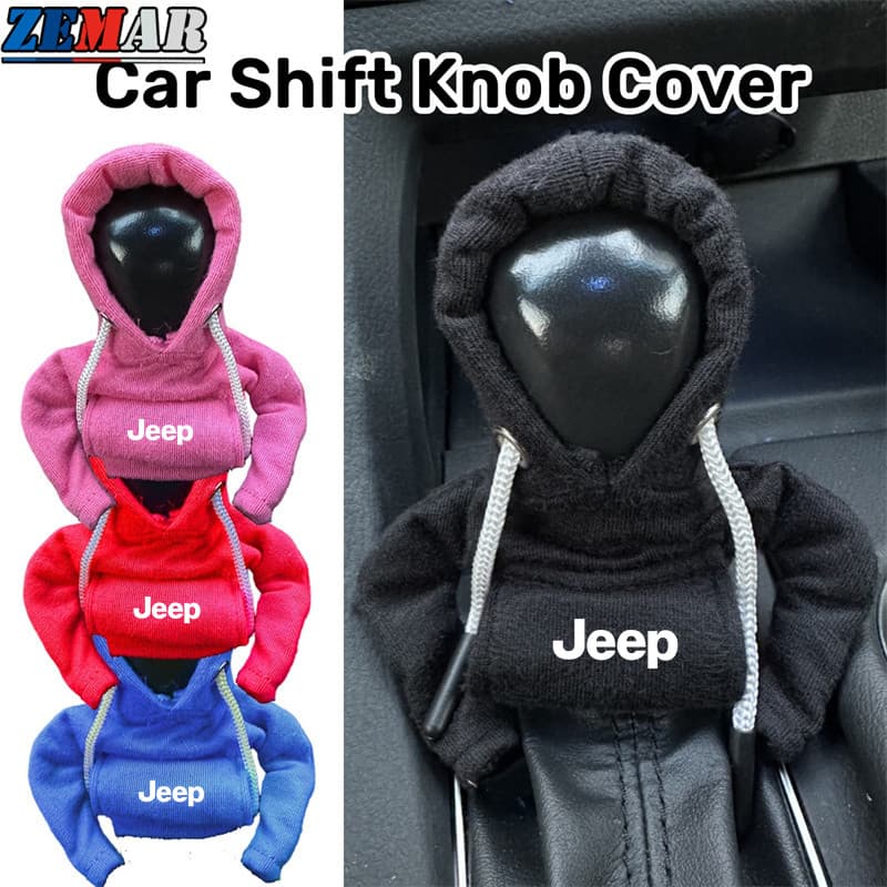 Capa Universal Para Botão De Mudança De Carro Jeep Moda Criativa Com Capuz Alça Tampa Da Alavanca Do Marcha Renegade Com