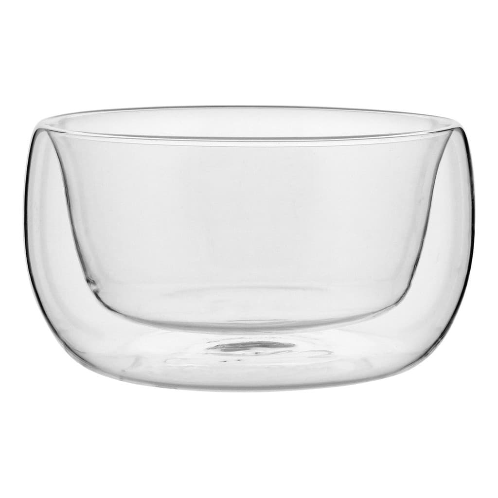 SALADEIRA 7x13x13cm 450ml BOROSILICATO TRANSPARENTE PAREDE DUPLA