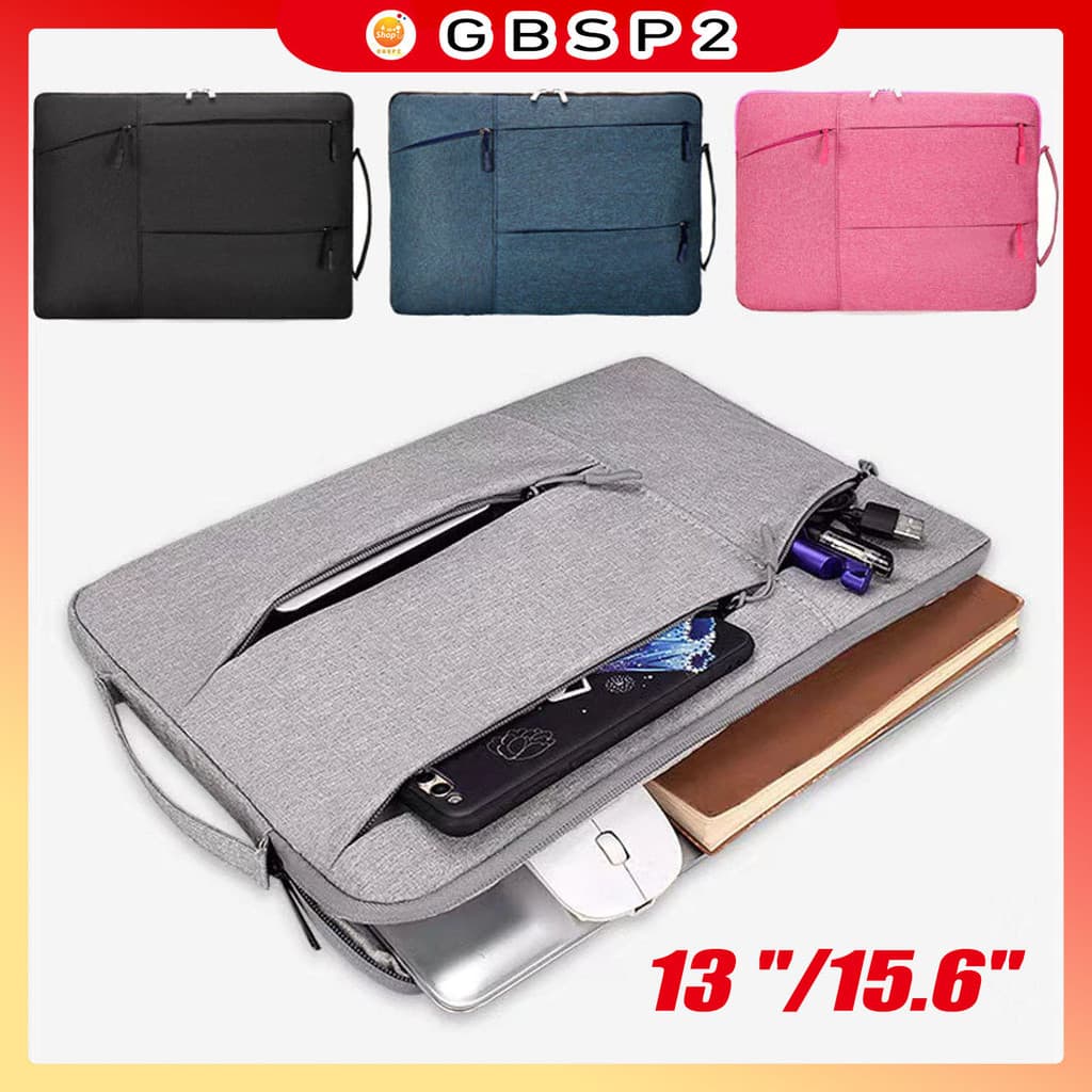 Capa Case Pasta Suitcase Notebook Para Apple Macbook À Prova D'Água Air Pro 13/15.6 Notebook de Cinza