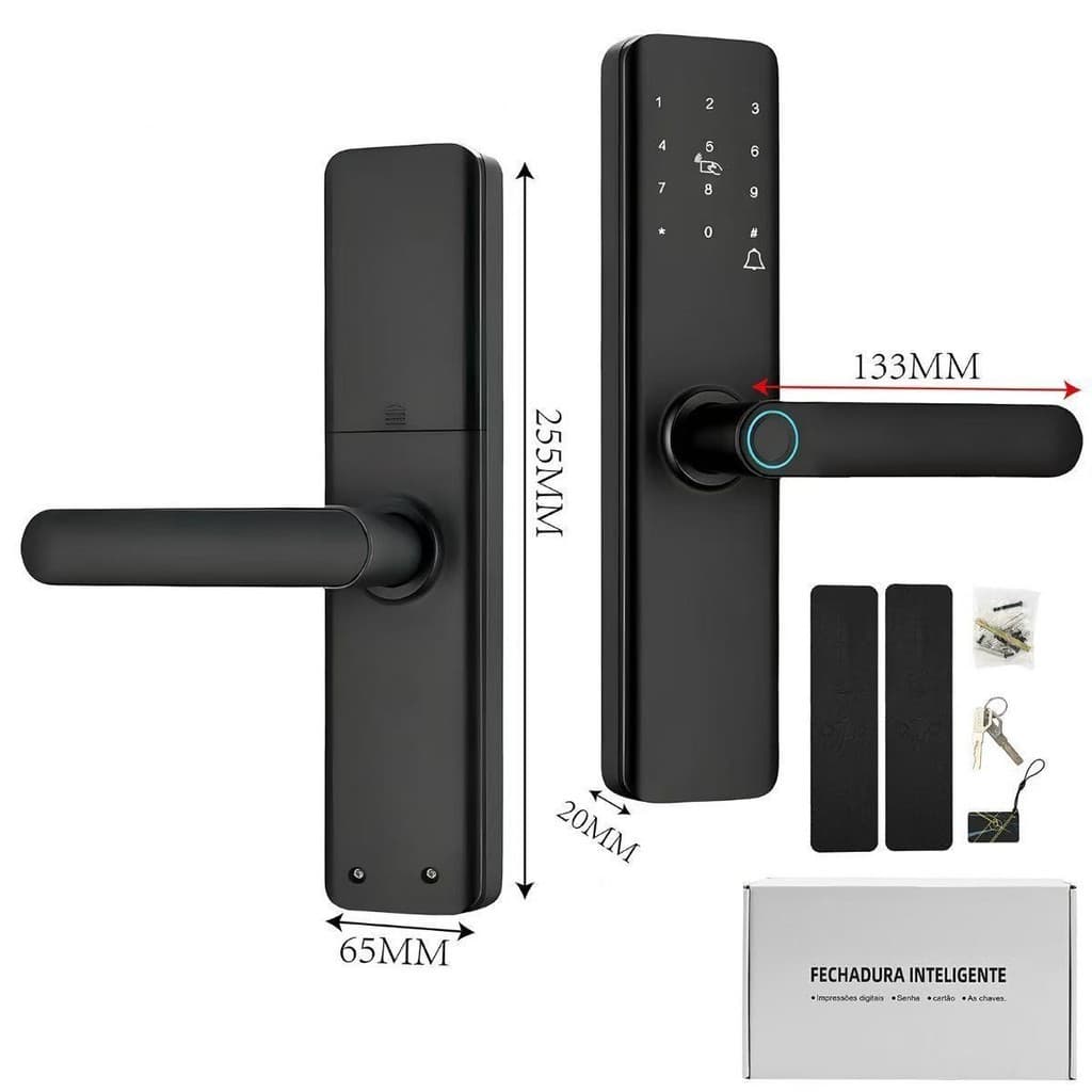 Smarthome Fechadura Digital Biométrica Eletronica Touch Biometria alex