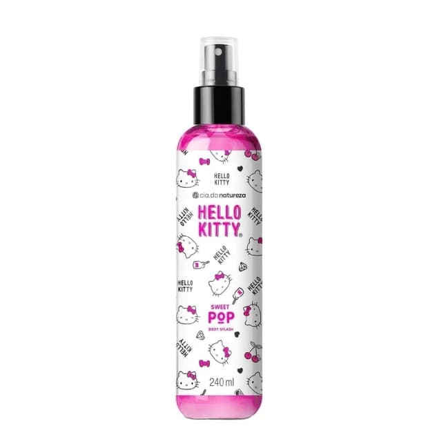 Hello Kitty Deo Colônia Body Splash Sweet Pop 240ml - Cia da Natureza