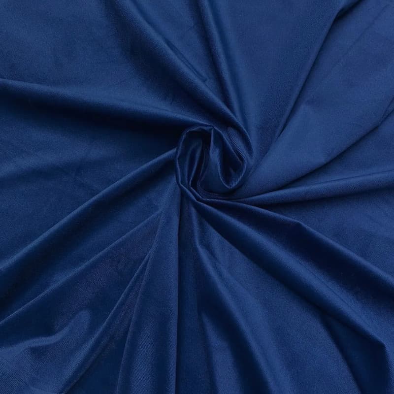 Tecido Veludo 4 Metros Suede Veneza Azul Marinho Poliester Decoração 1,50 Largura