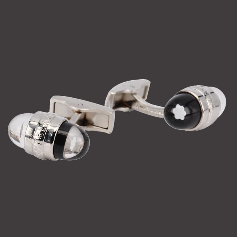 Abotoaduras Elegantes De Cápsula Espacial Oval Para Homens , Presente Exclusivo E Elegante Ocasiões Formais