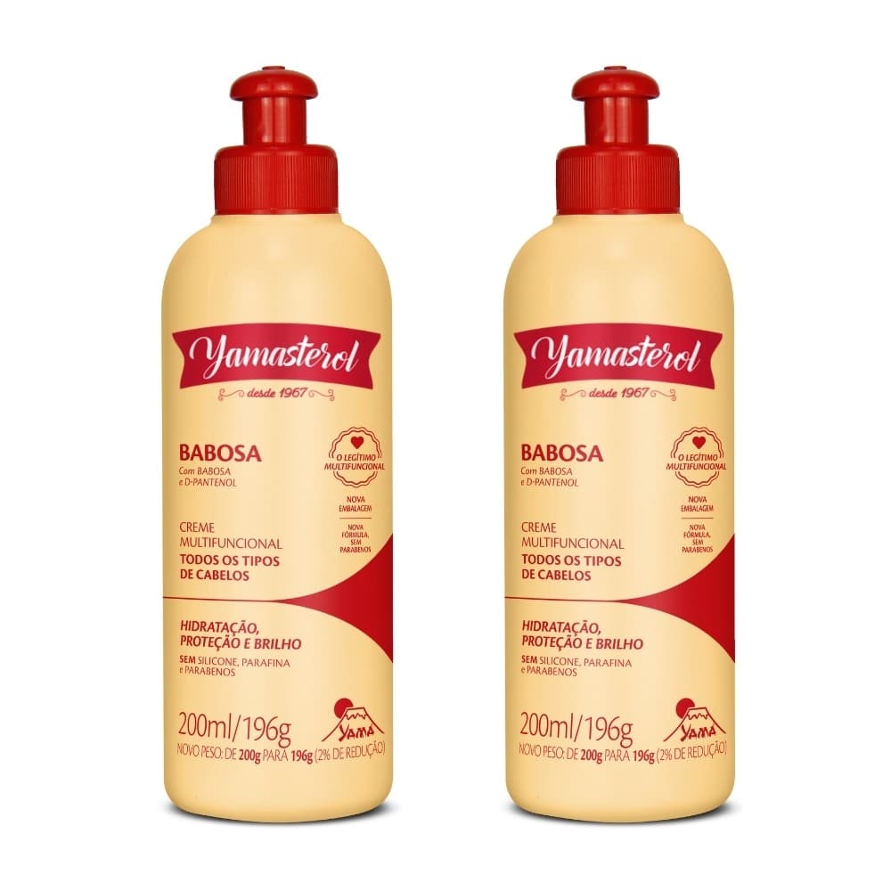 Kit 2 Yamasterol Babosa 200ml Yamá