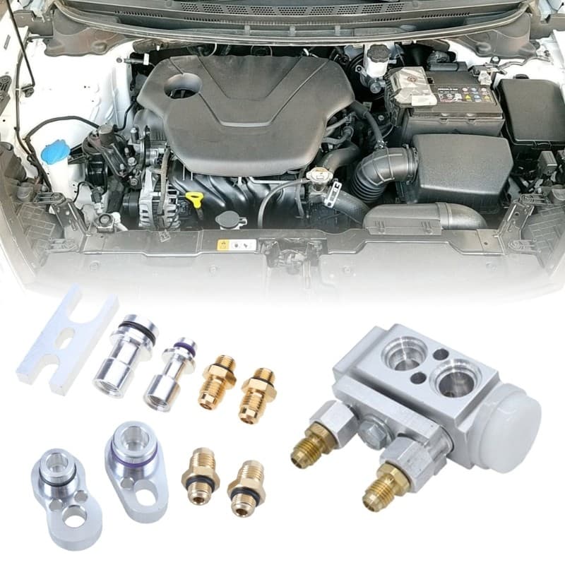 LI * Detecção Vazamento Ar Condicionado Carro , Plugue , Ferramenta Reparo