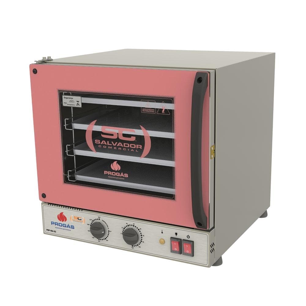 Forno Turbo Elétrico FAST Oven 4 Assadeiras PRP-004 Rosa 127V - Progás