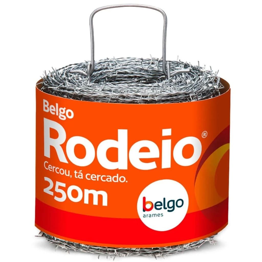 Arame Farpado 250M F16 Rodeio Belgo
