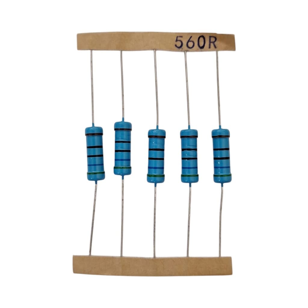 KIT 05 RESISTOR DE PRECISÃO 560R 1% 3W