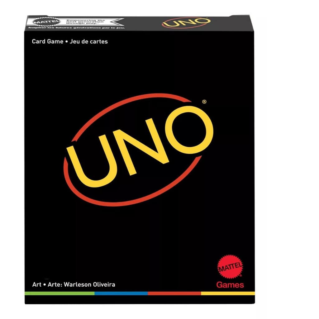 UNO Minimalista Preto Edição Limitada Design Exclusivo e Clássico -  Genérico Mattel