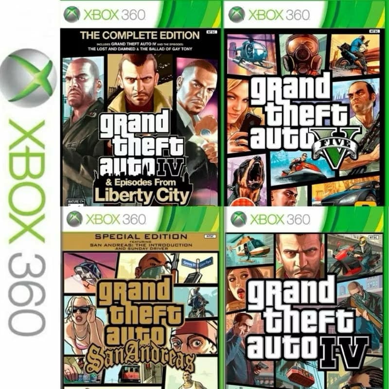 Jogos GTA 5 / GTA Xbox 360 [Desbloqueado/Destravado 3.0Lt Ltu]