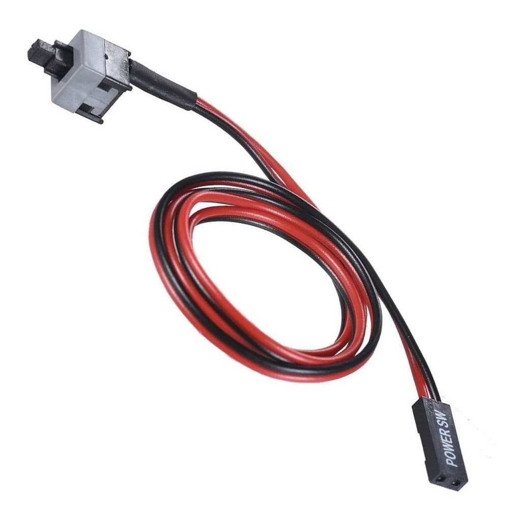 Cabo Power Sw Botão On/off Interruptor Atx Start E Reset