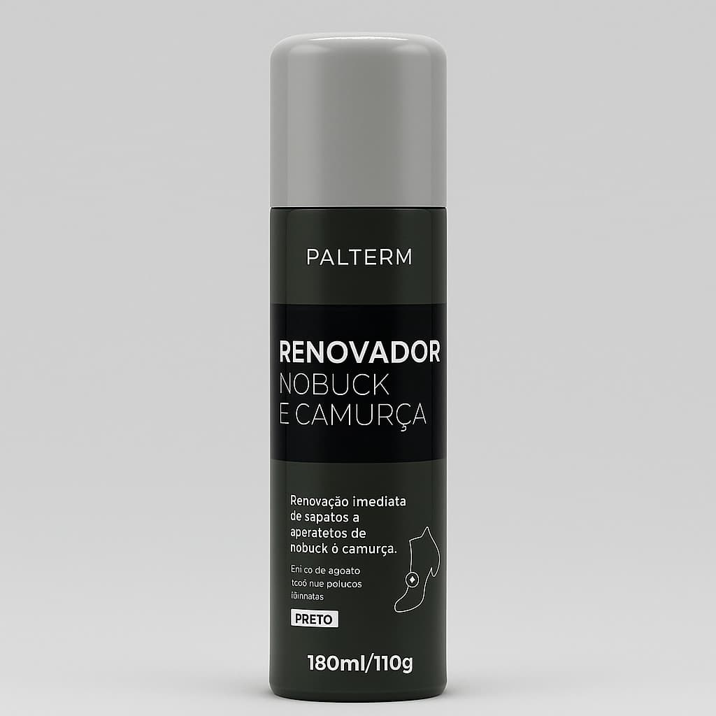 Renovador Preto de Nobuck e Camurça Palterm 180ml