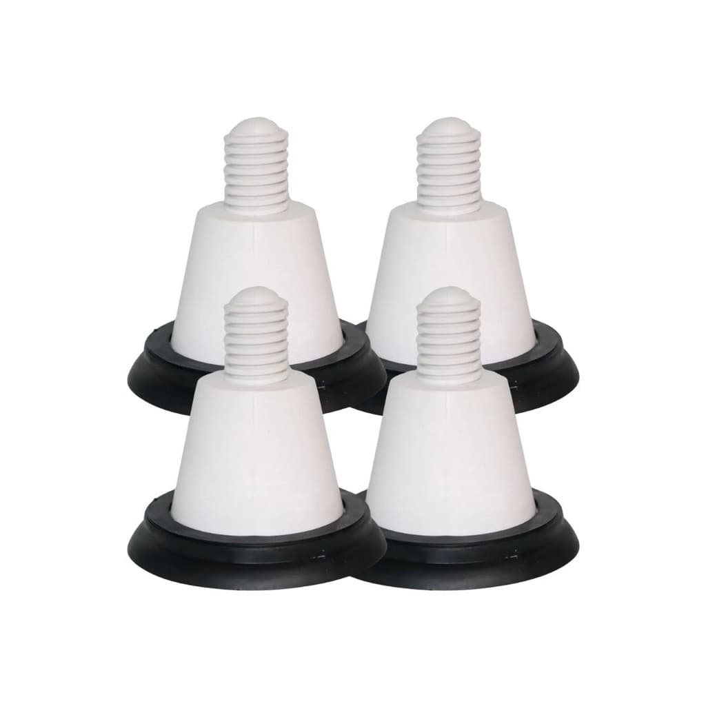 Pé Nivelador Electrolux Kit 04 Pçs Máquina De Lavar Roupa	