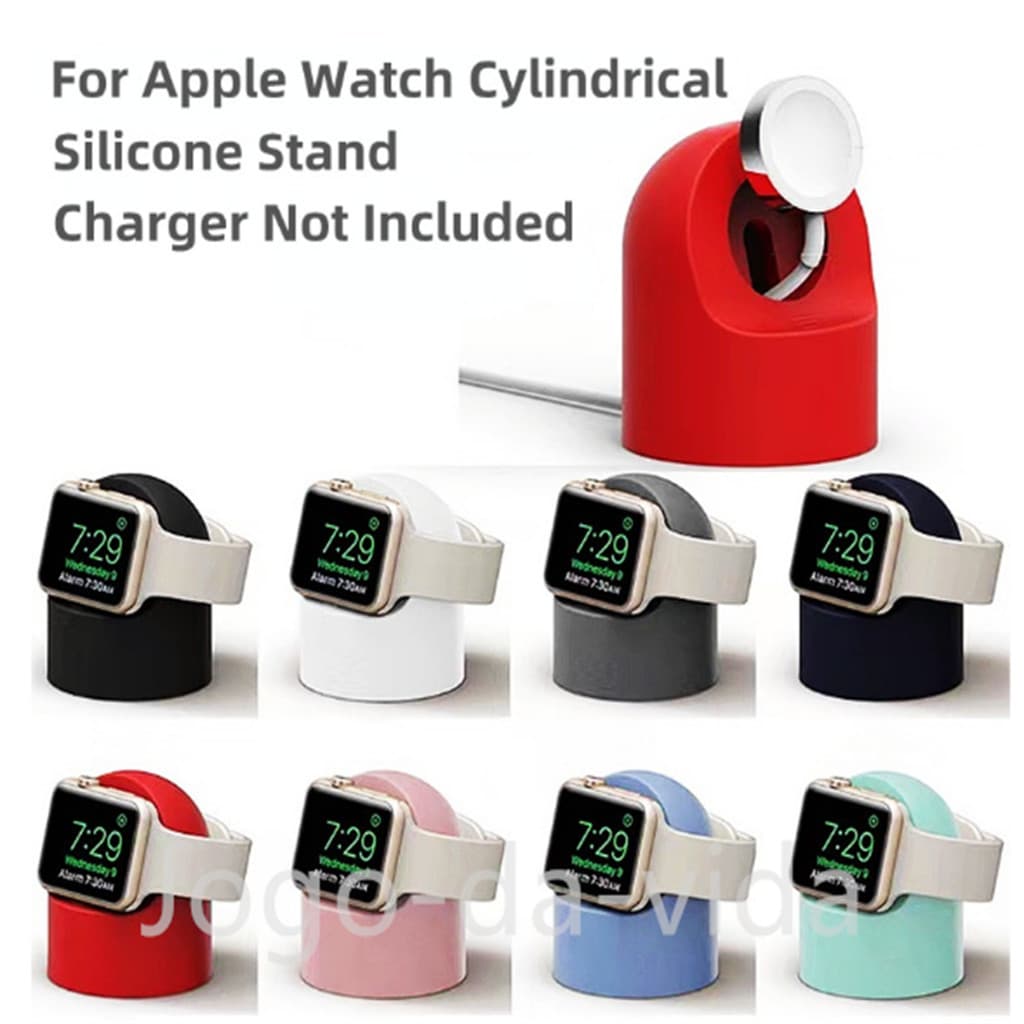 Relógio Silicone Suporte De Carregamento Para Apple Watch (49mm ultra/45/44/42/41/40/38mm)-iwatch Série 7/6/SE/5/4/3/2/1 , Smartwatch Inteligente DK store DK store