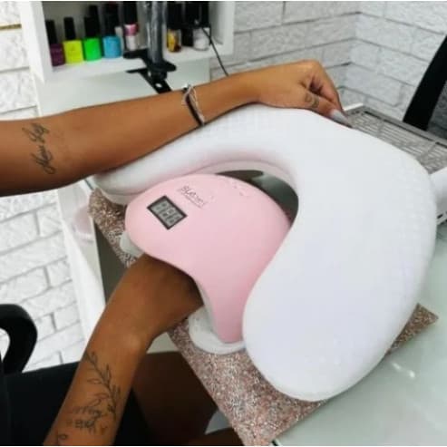 Apoiador De Mão Luxo Para Manicures Cores