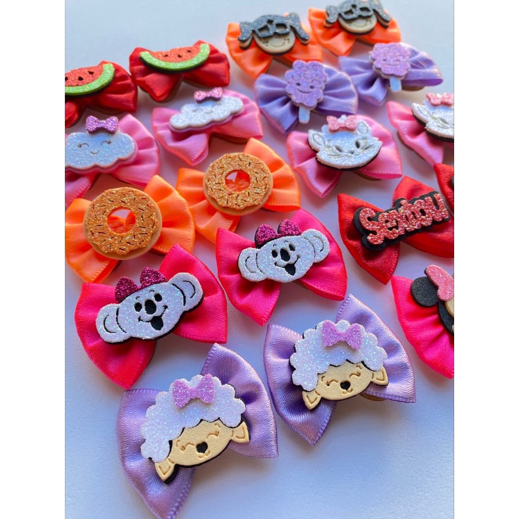 Laços Pet Adesivo/Colante - Macho e Fêmea - Tamanho M - 20 unidades